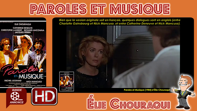 Paroles et Musique de Élie Chouraqui (1984)